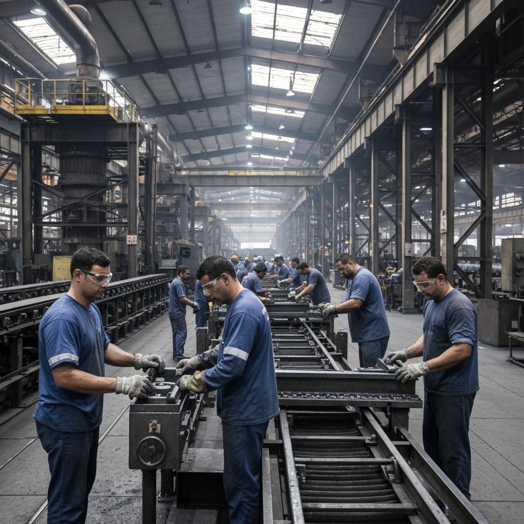 Brasil bate recorde de produção industrial em fevereiro